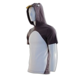 T246 帶帽t shirt訂做 帶帽t shirt設計  企鵝T恤 有帽 訂購團體班衫專門店     淺灰色撞中灰色  合身 t   少量團體服製作 T246 帶帽t shirt訂做 帶帽t shirt設計  企鵝T恤 有帽 訂購團體班衫專門店     淺灰色撞中灰色  合身 t   少量團體服製作